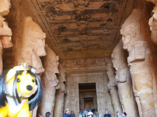 Im Tempel von Ramses